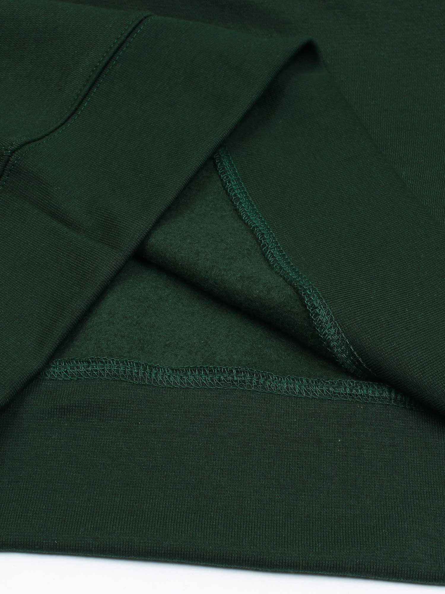 premium Rl triple pony Fleece hoodie (British green)