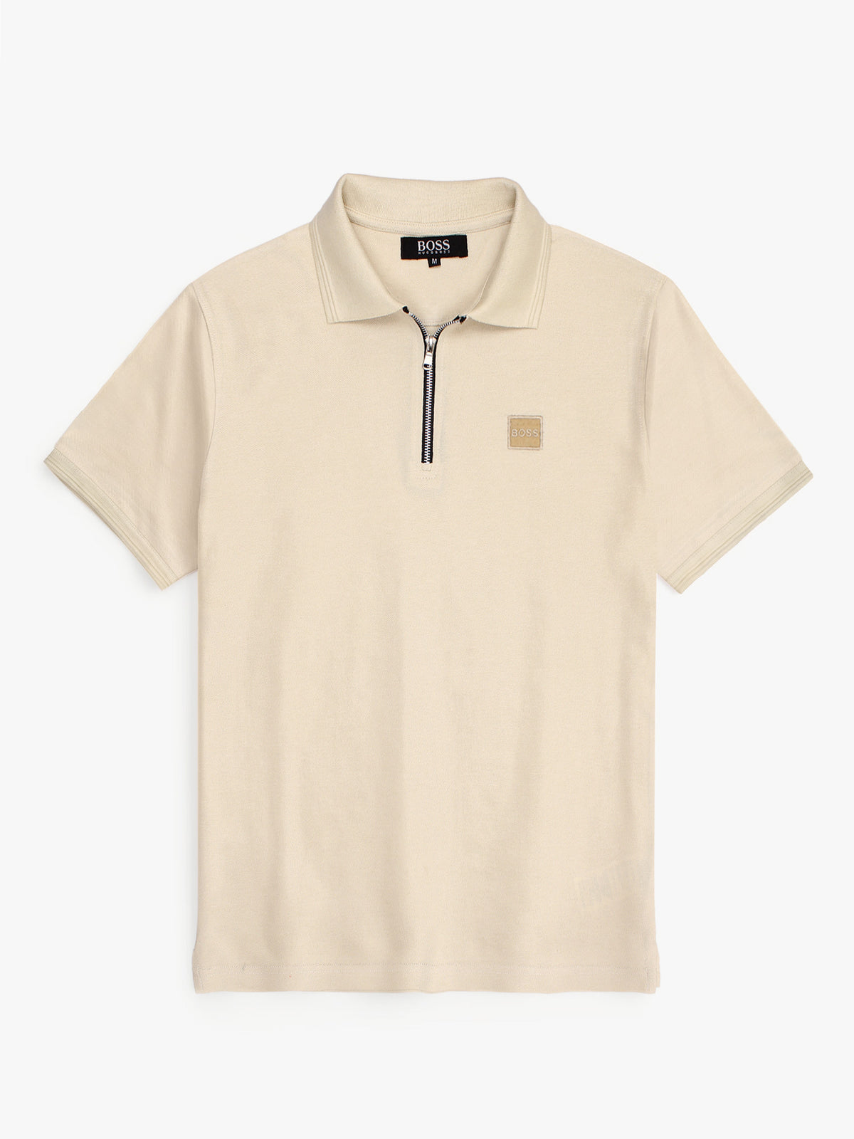Hb zip polo-beige