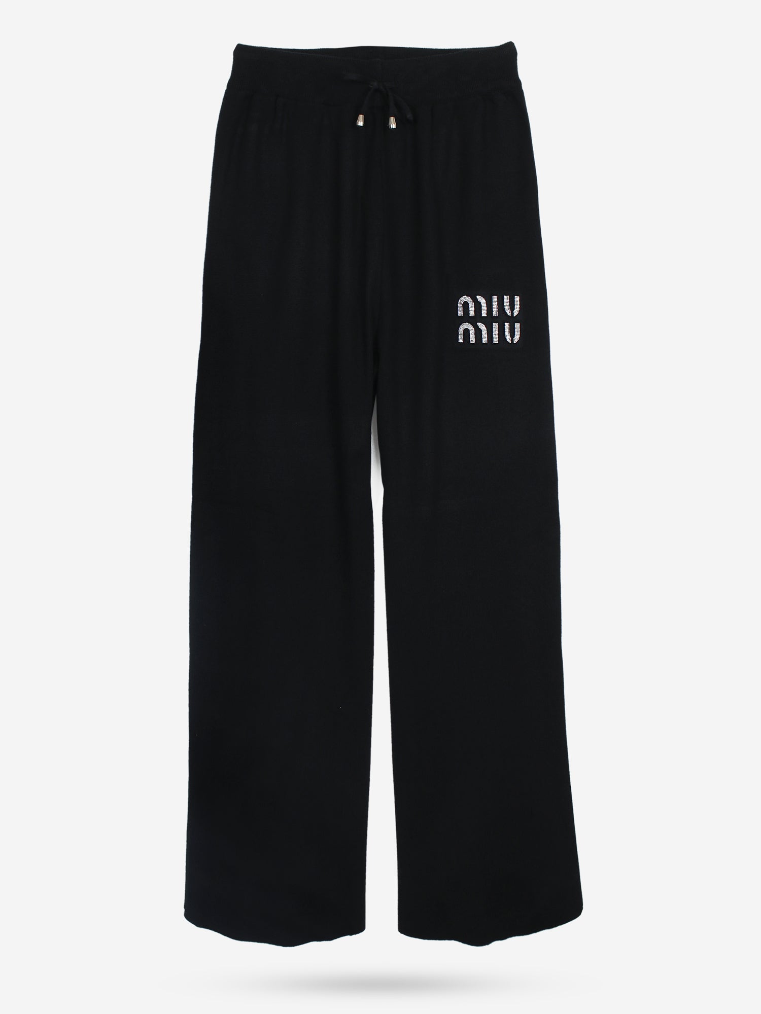The mumu Crystal-Embellished Knit Set (black)