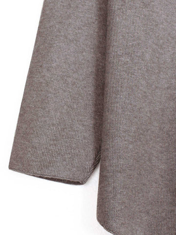 The Sweetheart Ribbed Knit Set (brown)