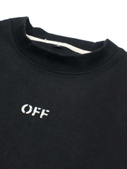 The OFF Fleece Sweatshirt (black) unisex
