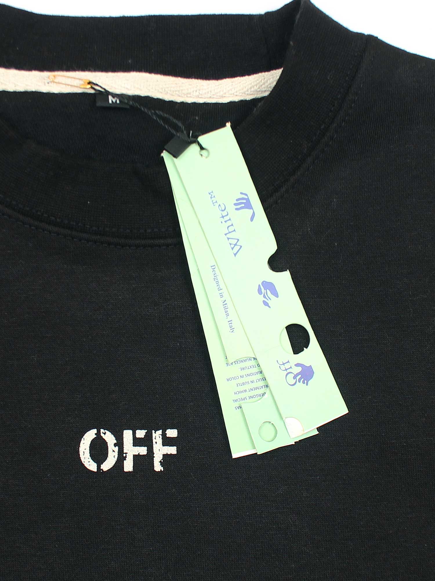 The OFF Fleece Sweatshirt (black) unisex