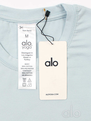 Brandahub T-shirts Ao Printed tshirt-light blue