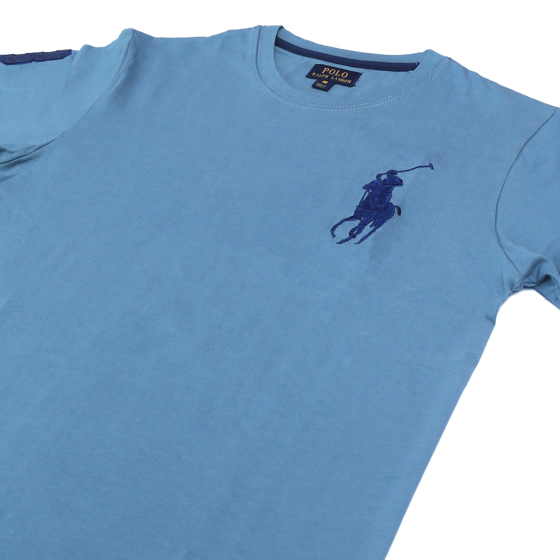 PRL Big Pony T Shirt-sky blue