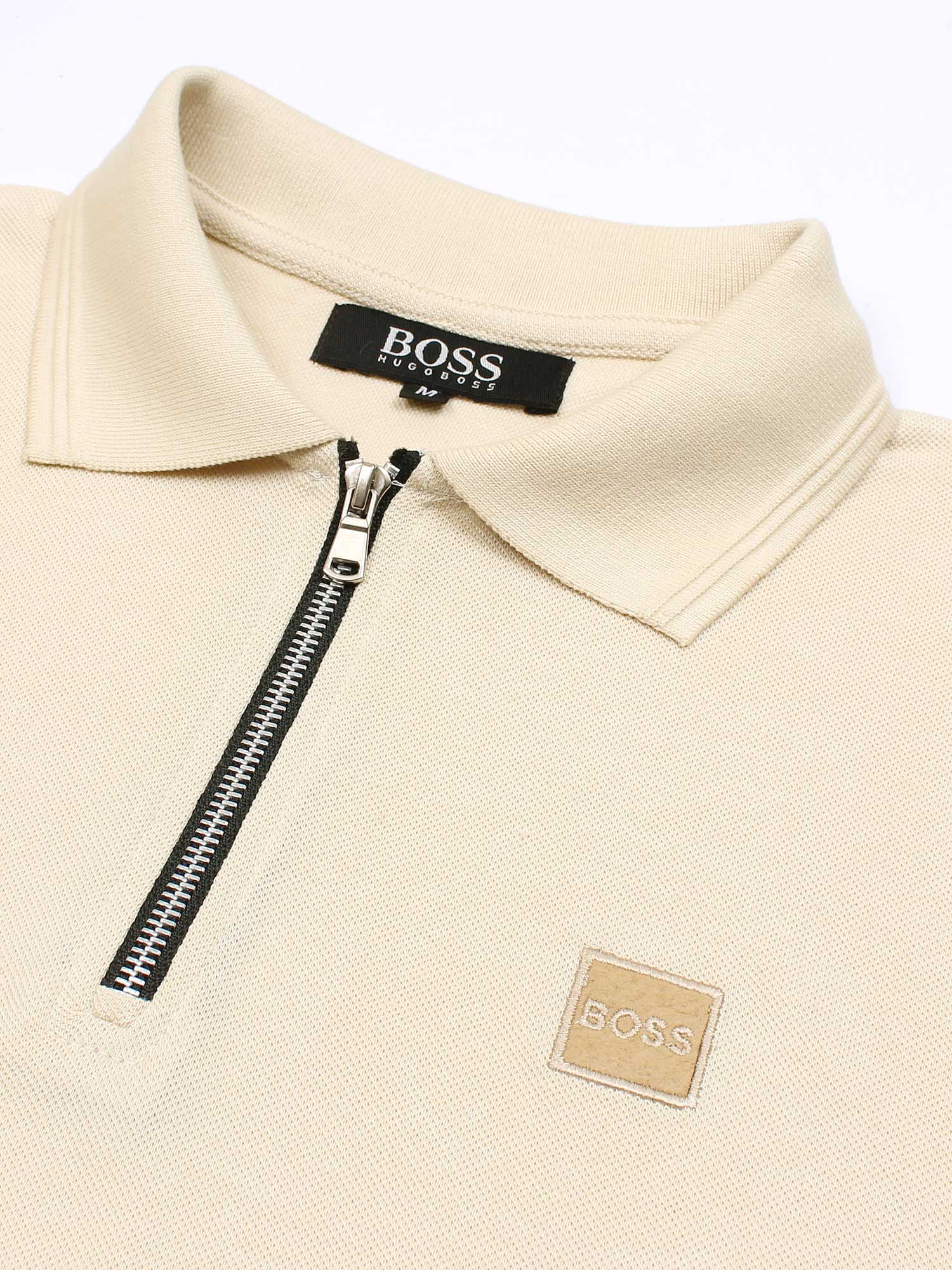 Hb zip polo-beige
