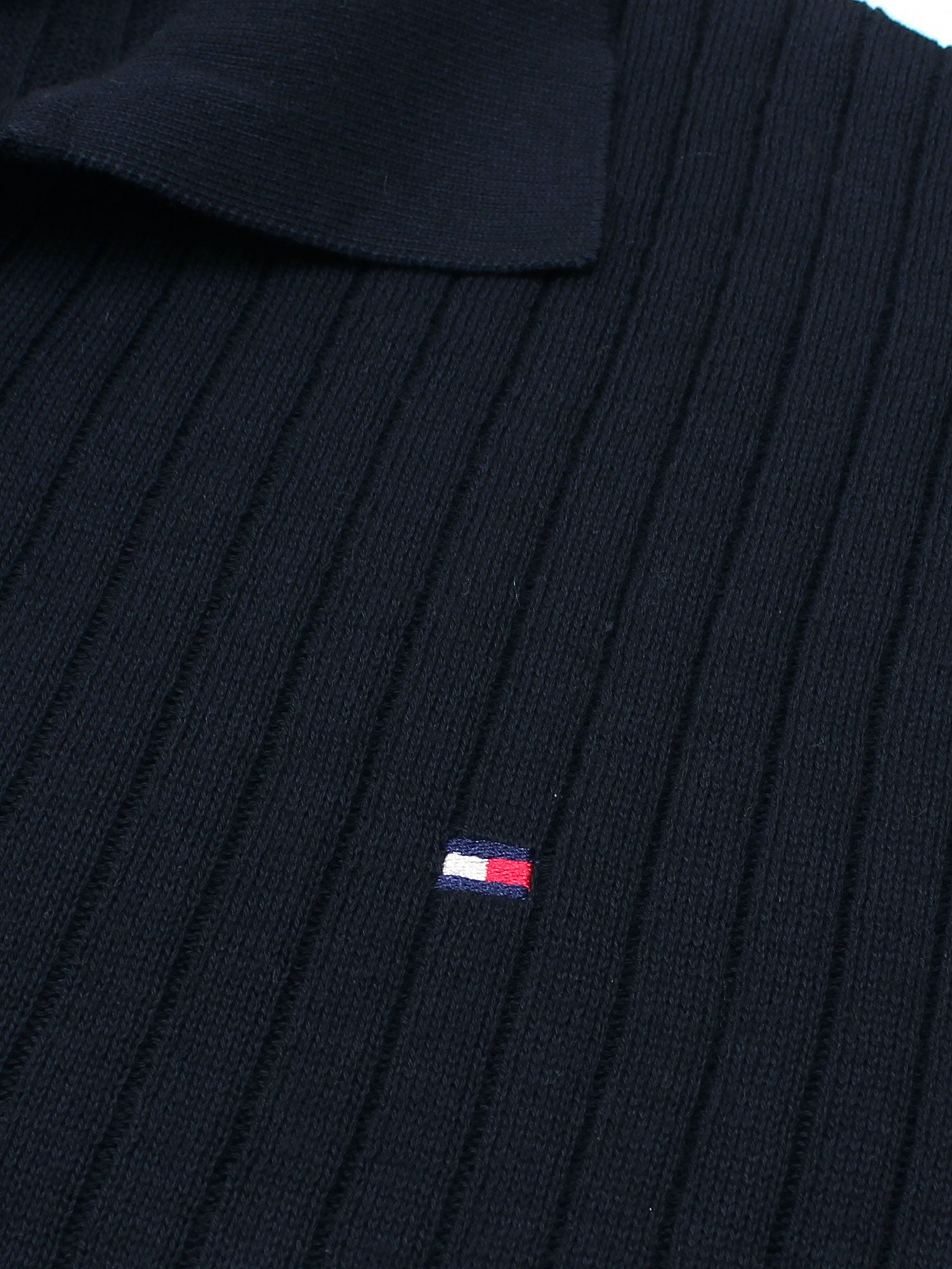 Th knit polo- navy blue