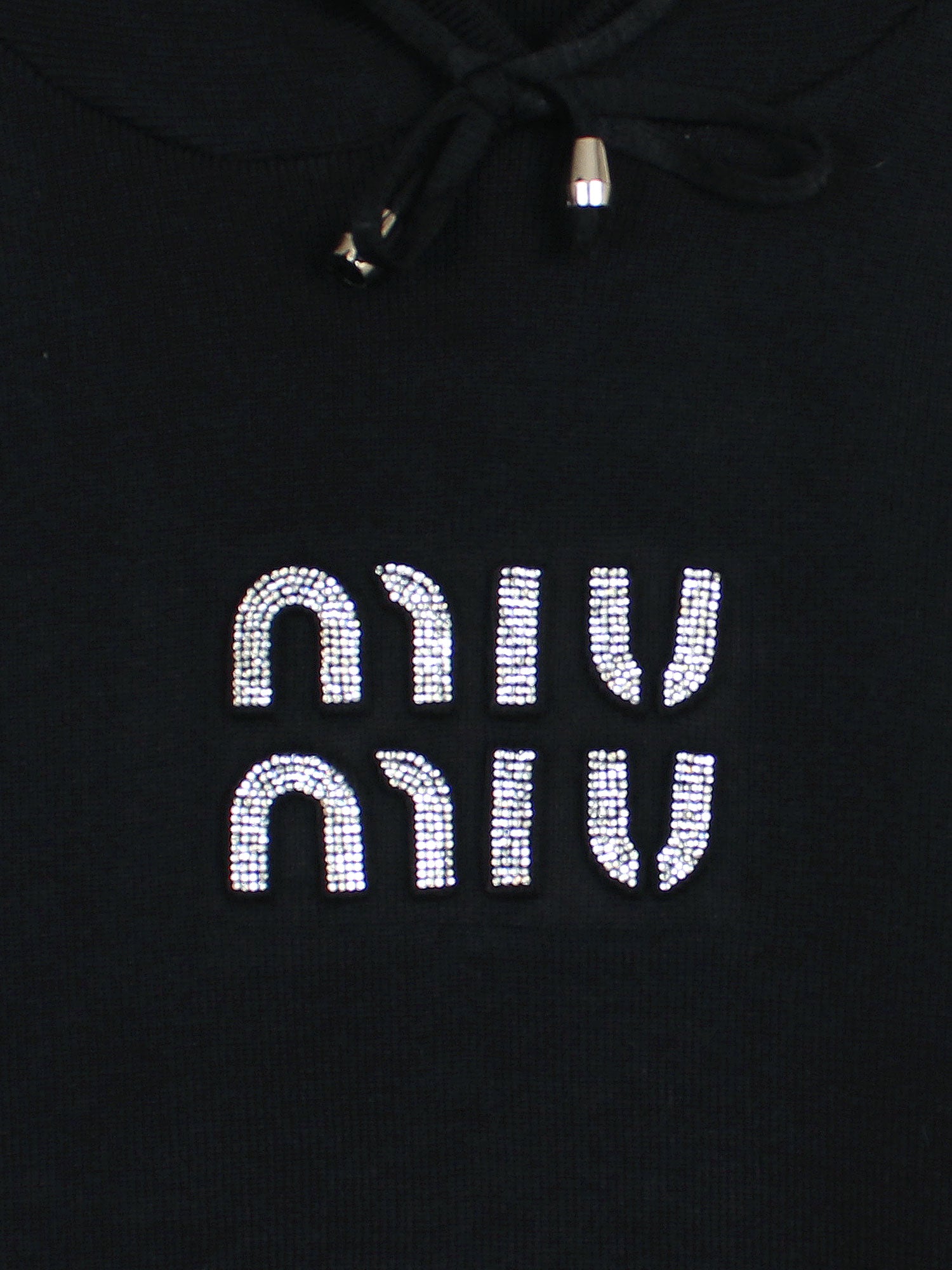 The mumu Crystal-Embellished Knit Set (black)