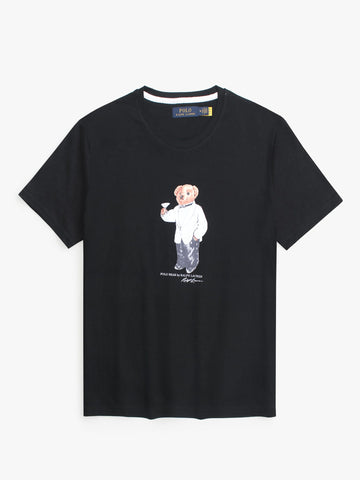 Brandahub T-shirts PRL bear T Shirt-black