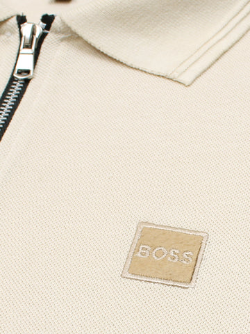 Hb zip polo-beige