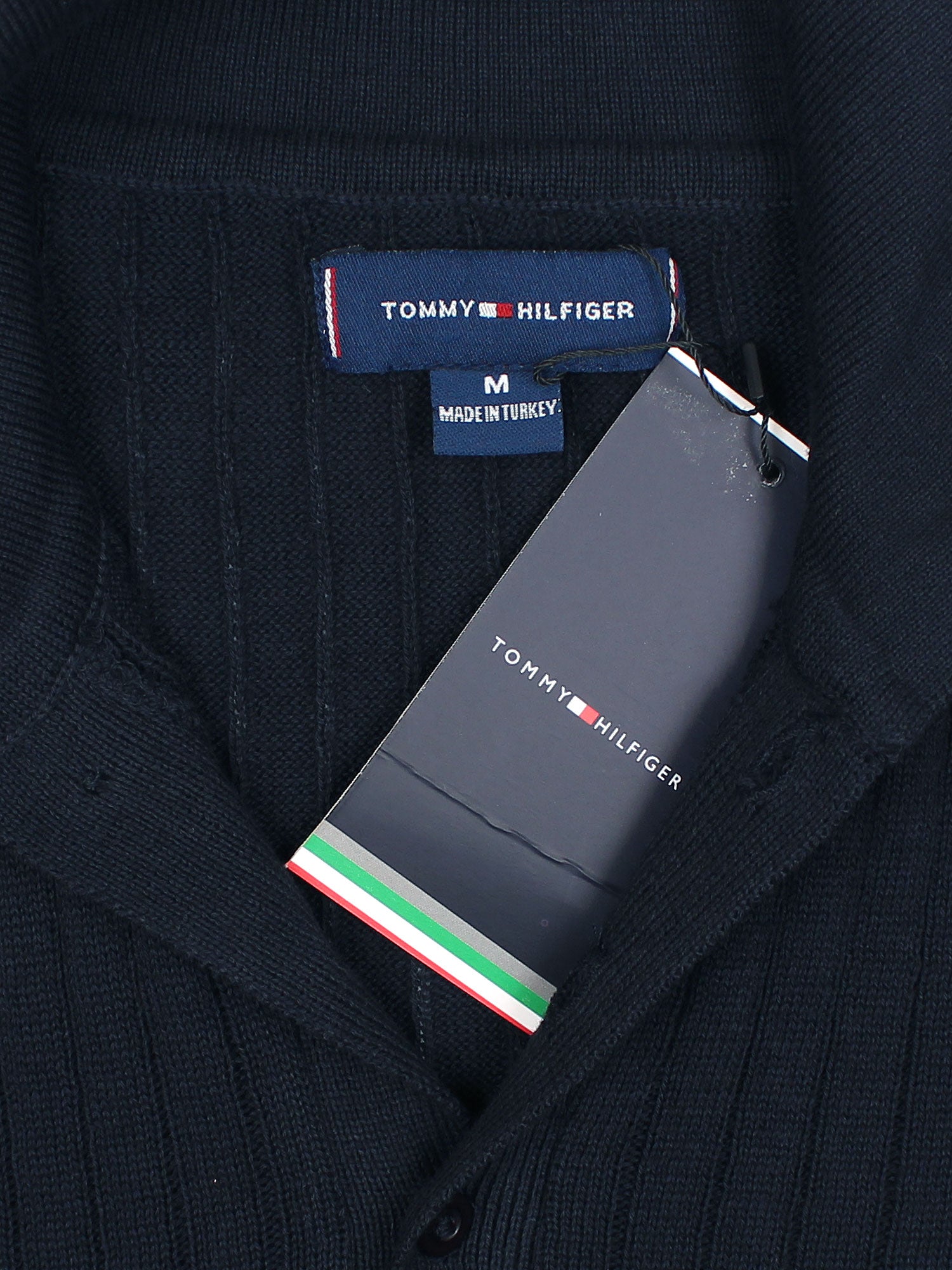 Th knit polo- navy blue