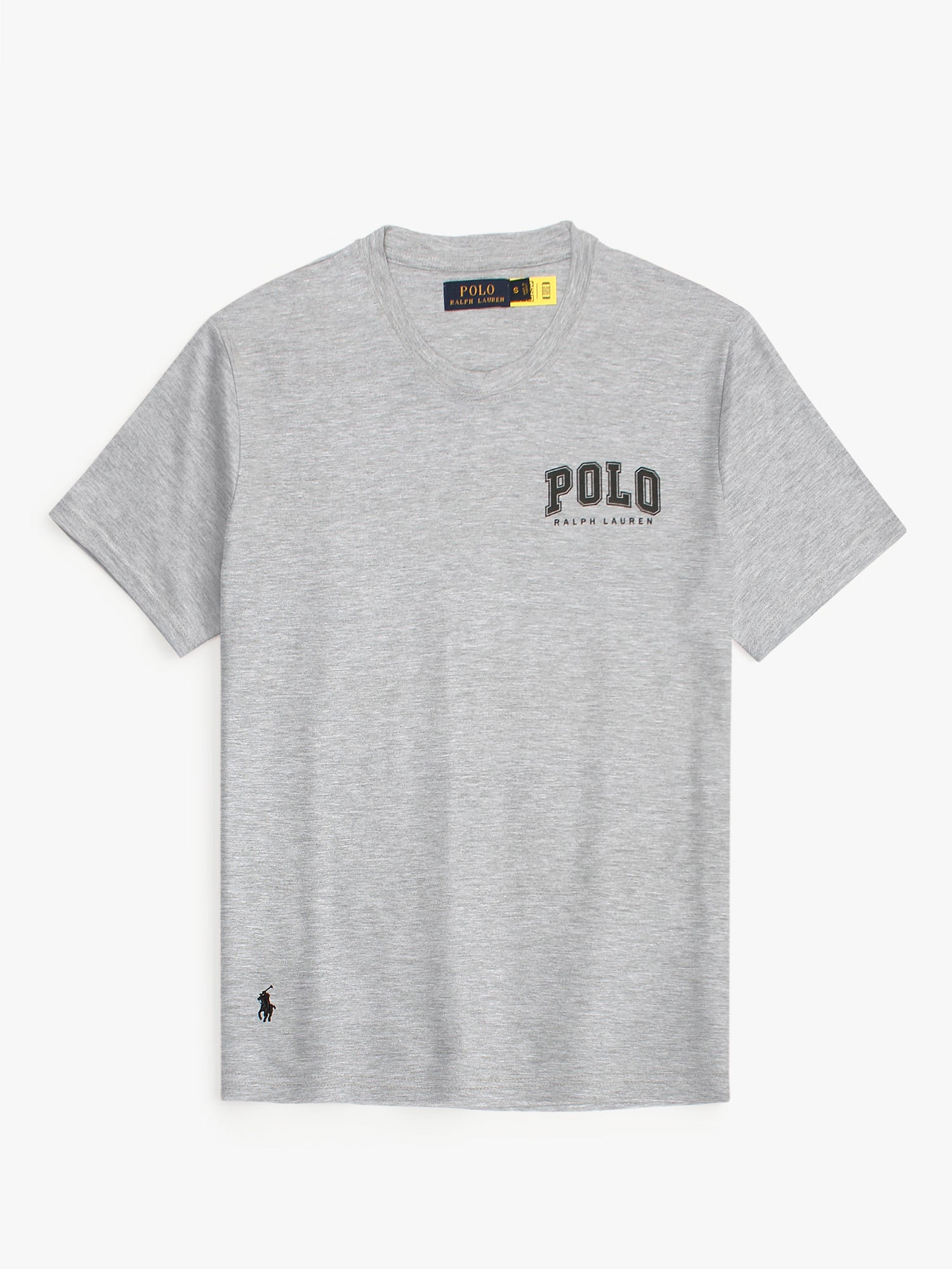 Rl small polo tshirt-heather grey