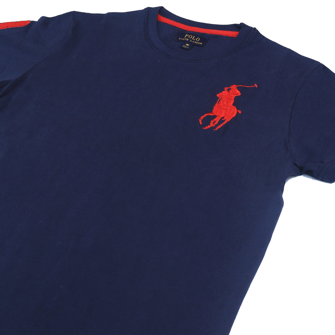 PRL Big Pony T Shirt-Navy blue