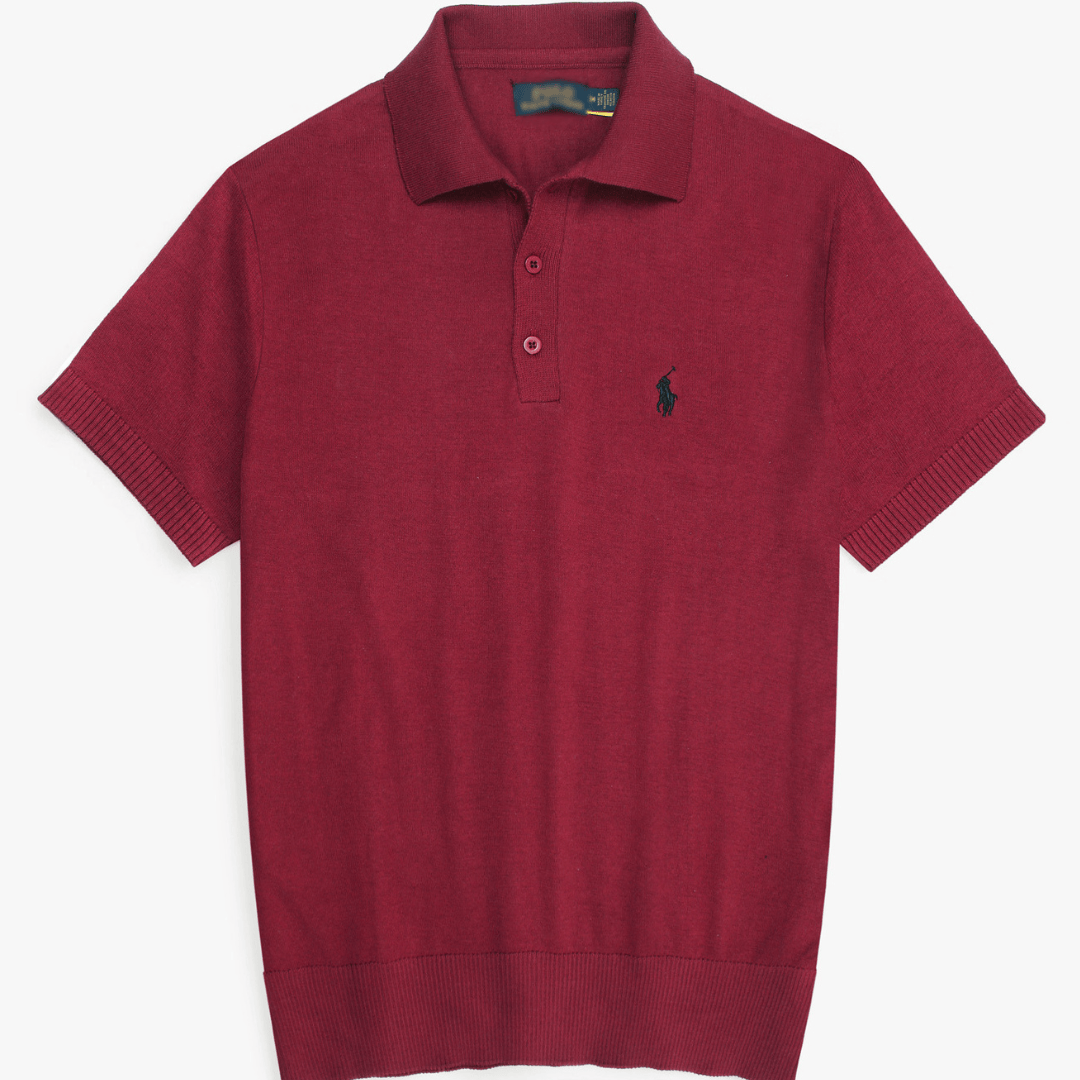 Brandahub polo shirts Premium Rl knit polo-maroon