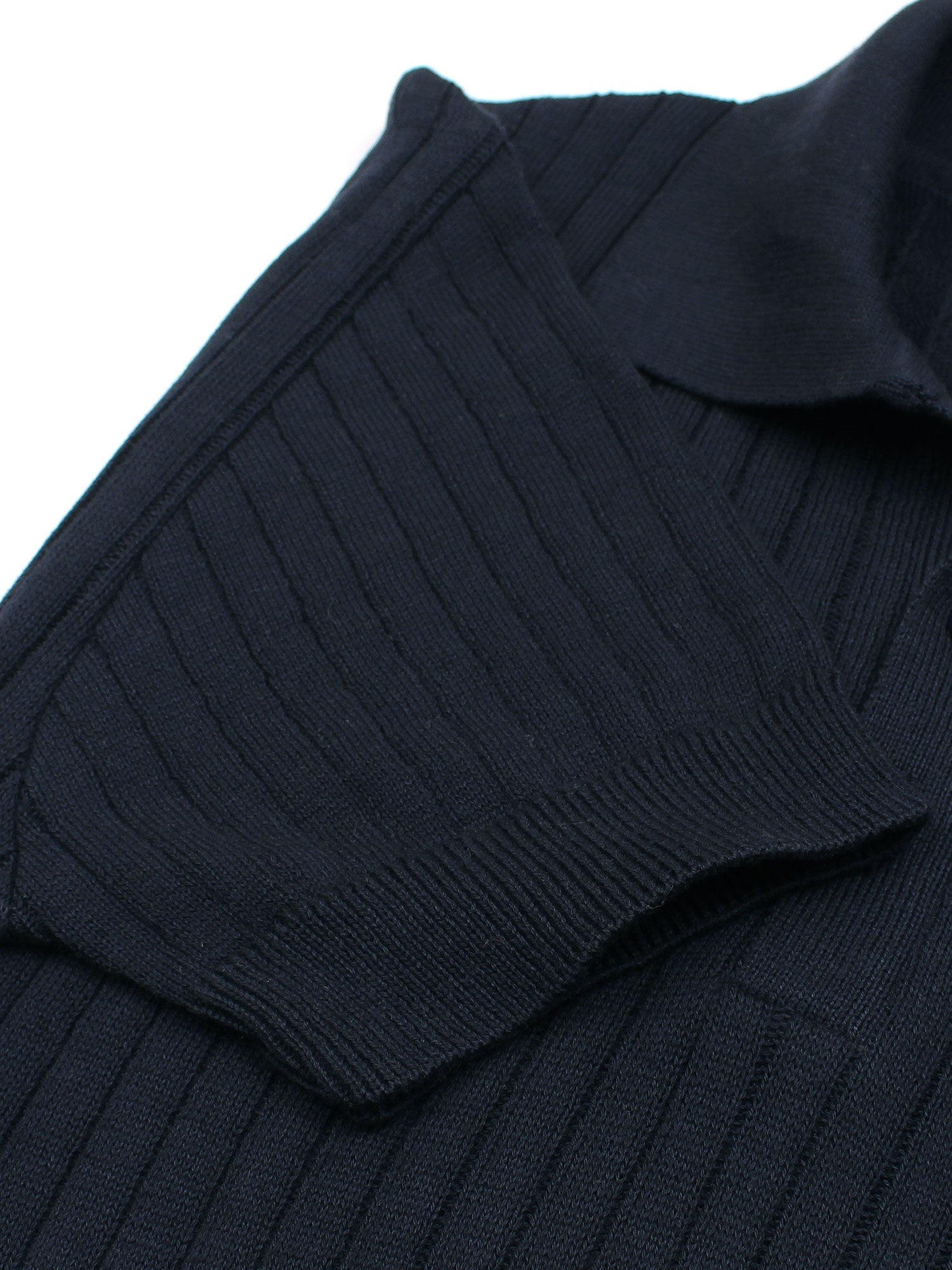 Th knit polo- navy blue
