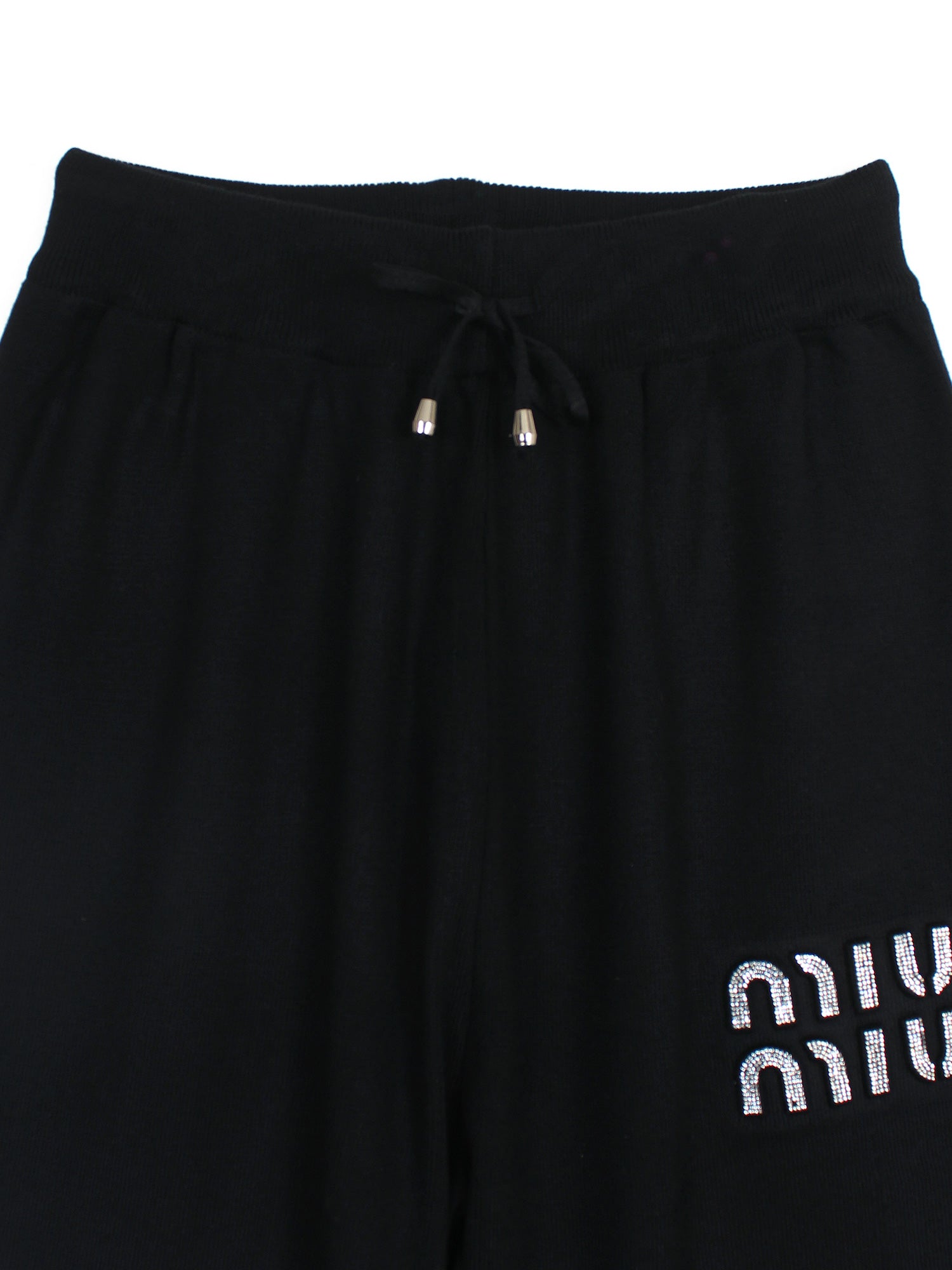 The mumu Crystal-Embellished Knit Set (black)