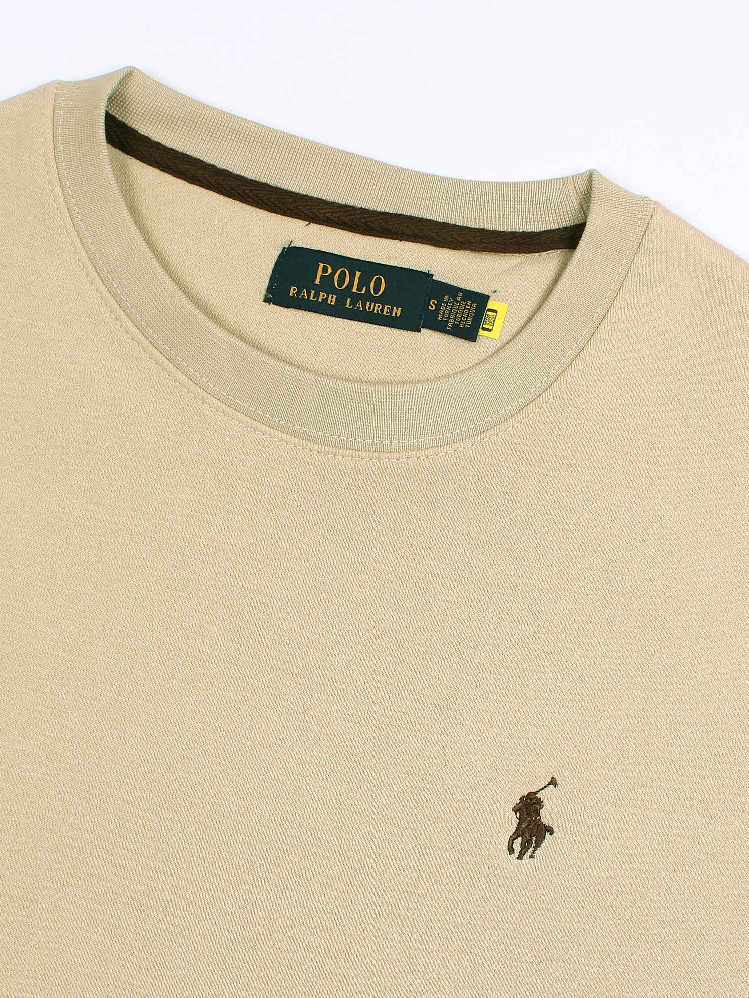 Brandahub sweartshirts The RL Fleece Sweatshirt (beige) unisex