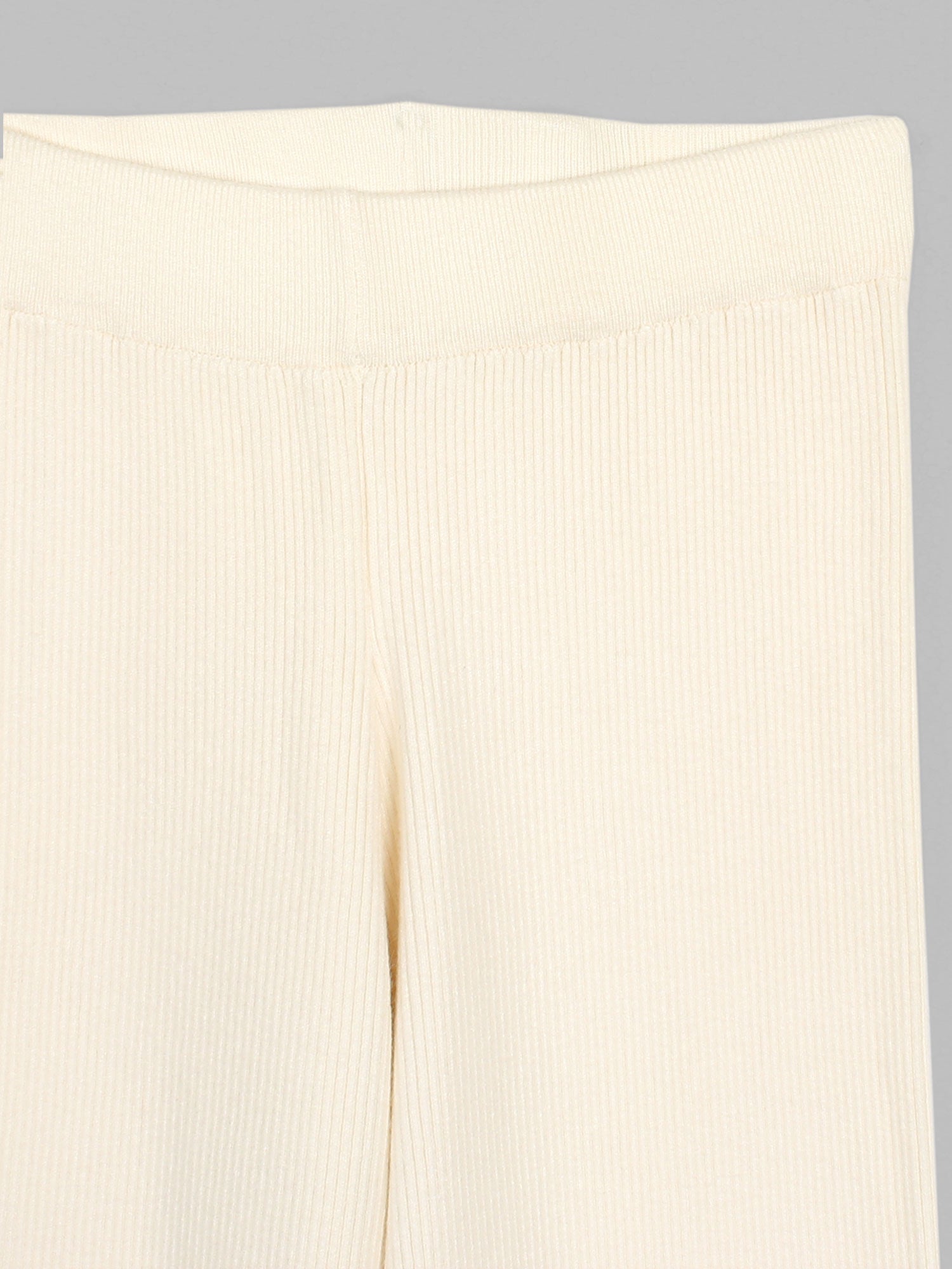 The Aura Asymmetrical Tie-Knit Set (cream)