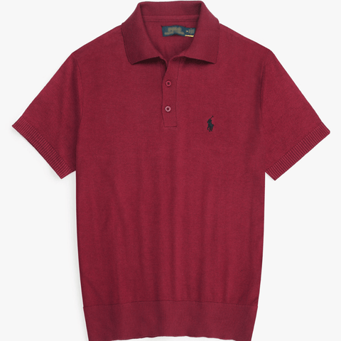 Brandahub polo shirts Premium Rl knit polo-maroon