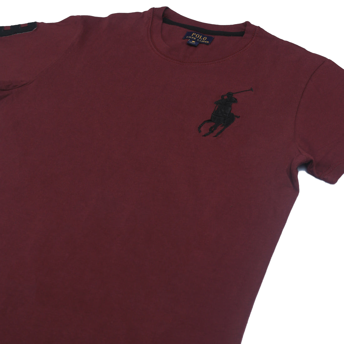 PRL Big Pony T Shirt-maroon