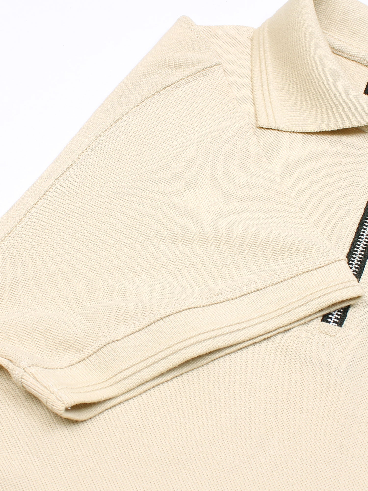 Hb zip polo-beige