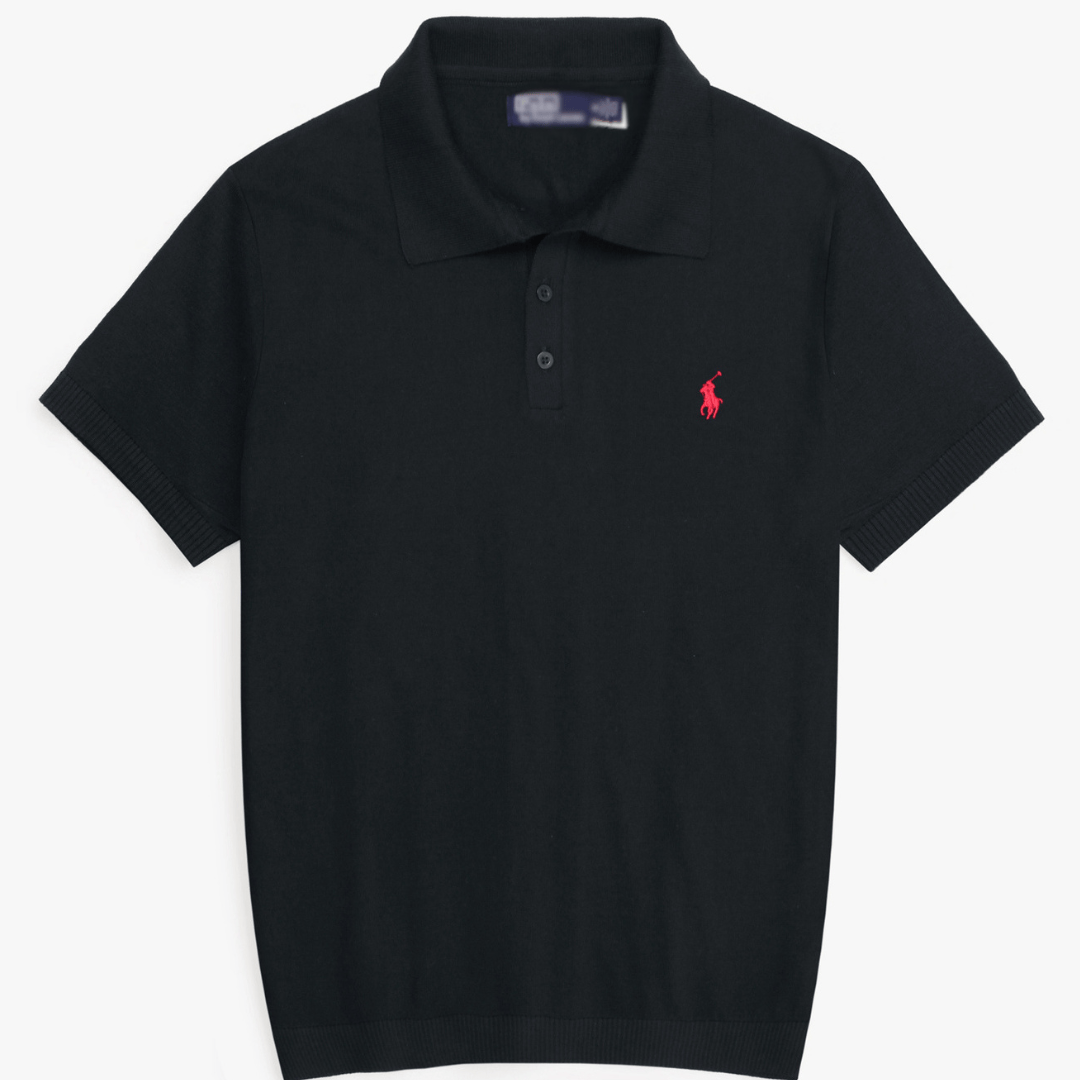 Brandahub polo shirts Premium Rl knit polo-black