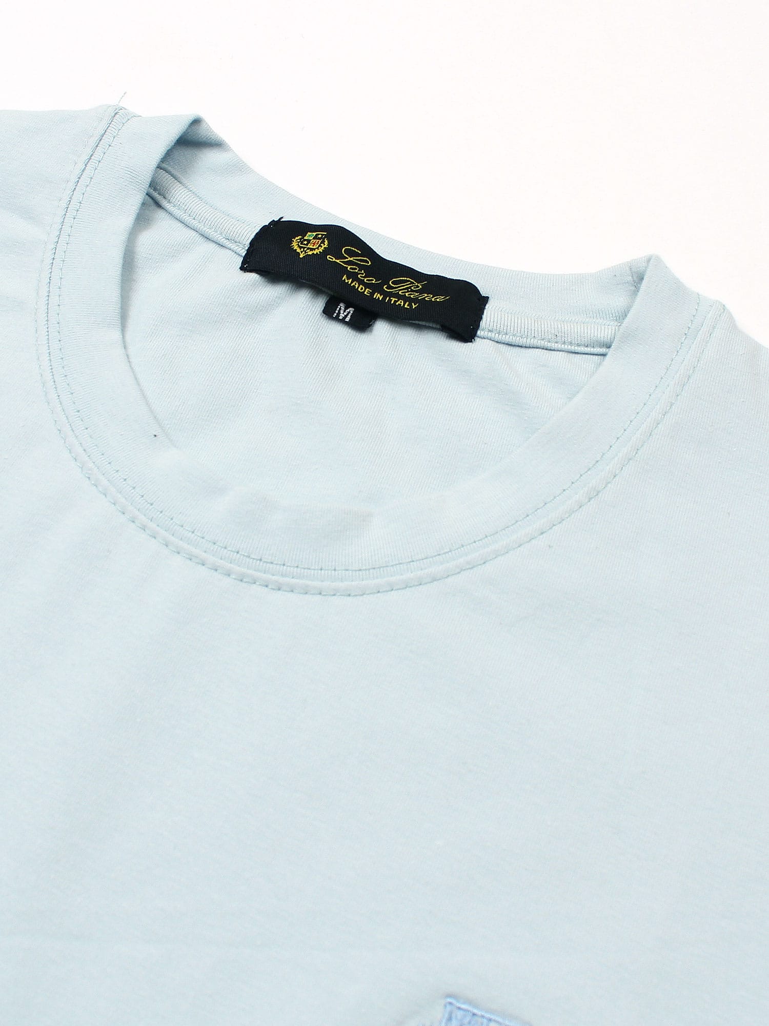 Brandahub T-shirts premium Lp t shirt-light blue