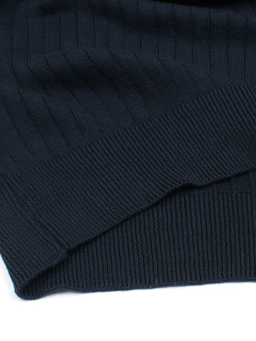 Th knit polo- navy blue