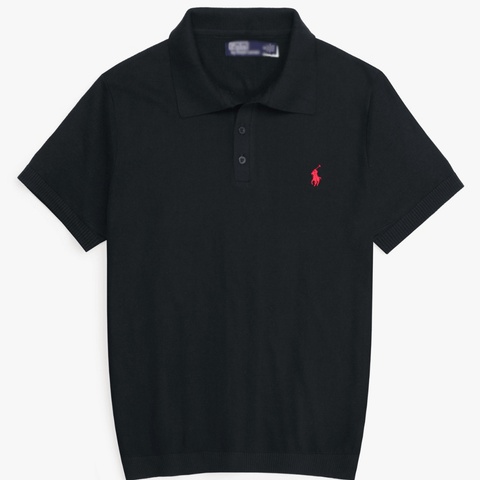 Brandahub polo shirts Premium Rl knit polo-black