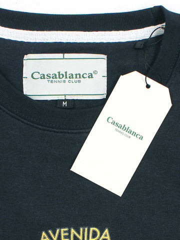 Brandahub sweartshirts The Cb Fleece Sweatshirt (Navy Blue) unisex