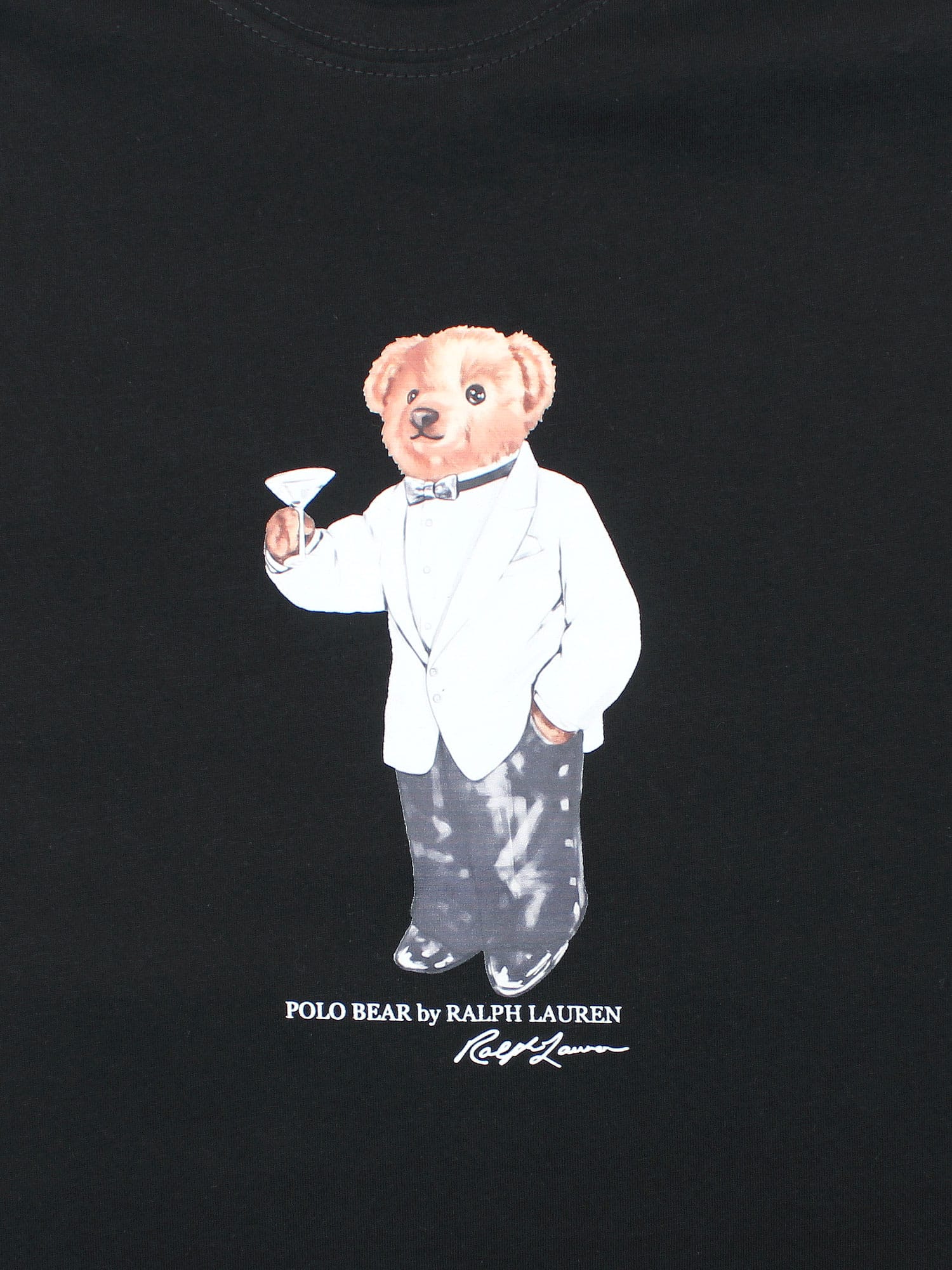 Brandahub T-shirts PRL bear T Shirt-black