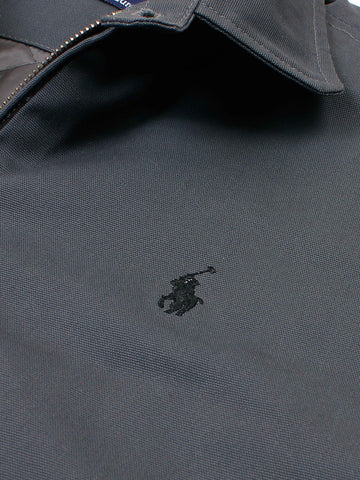 Brandahub Cotton Jackets PRL Cotton Twill Jacket (collar) (grey)