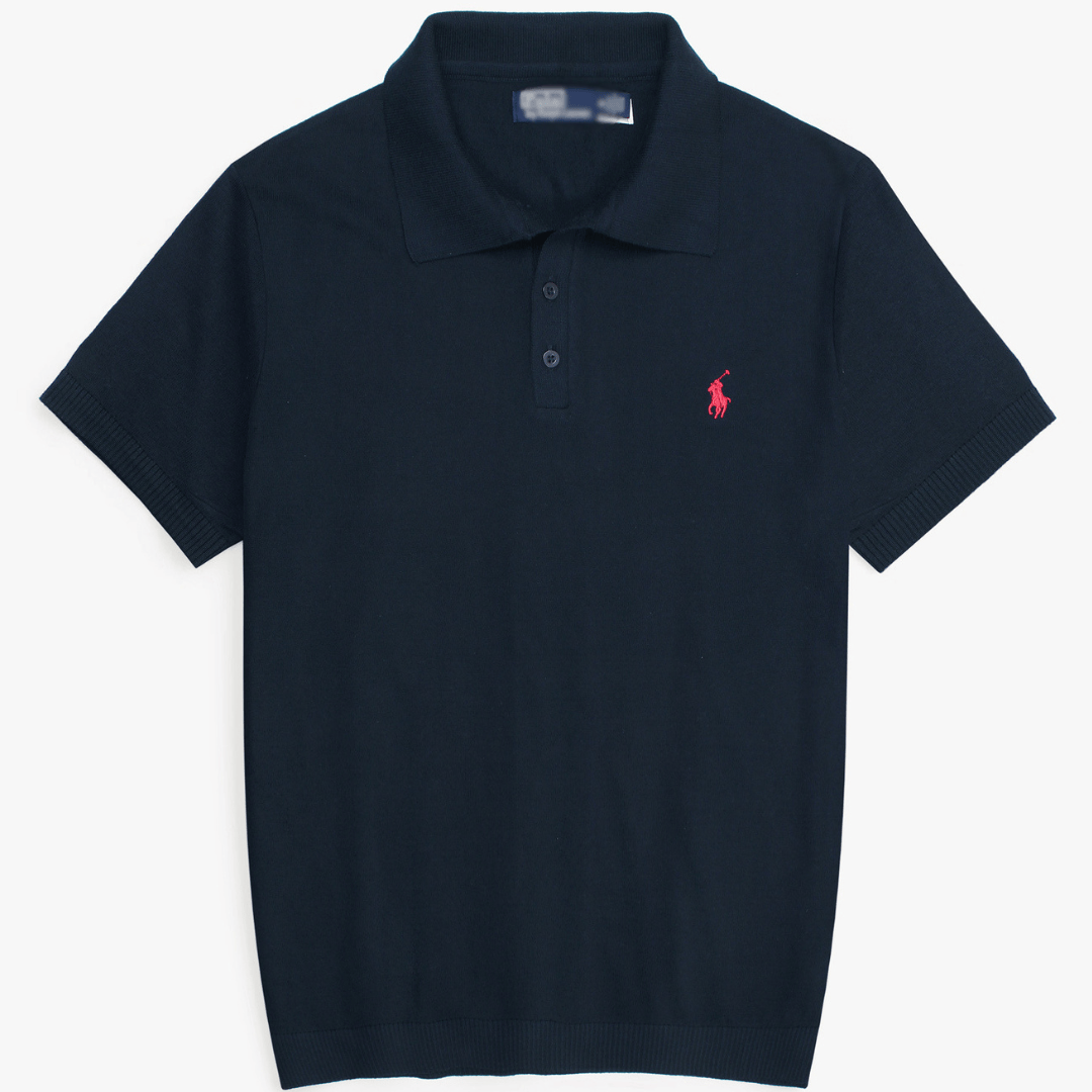 Brandahub polo shirts Premium Rl knit polo-navy blue