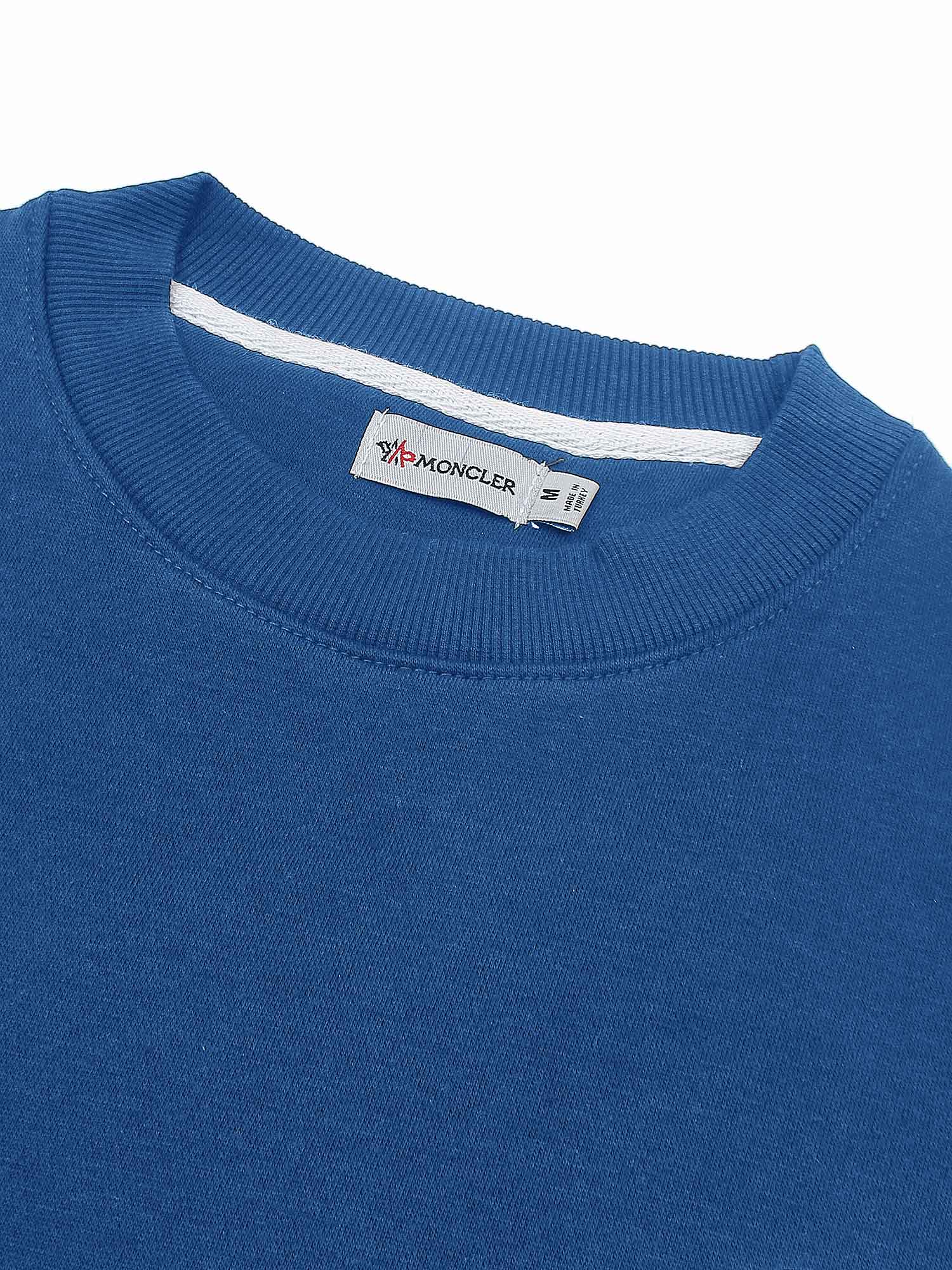 Monc Fleece Sweatshirt (blue) unisex