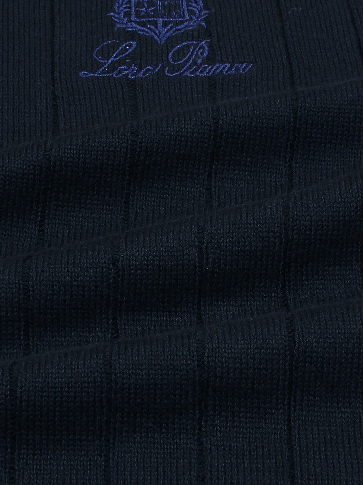 LP knit polo- navy blue