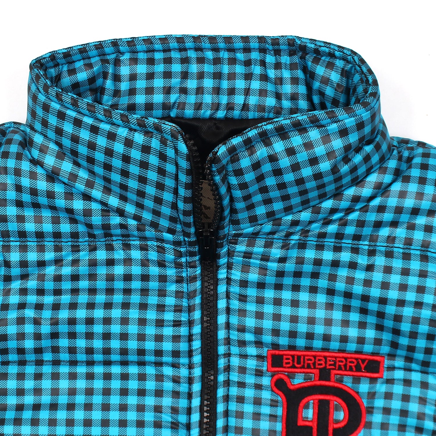 Tb blue check puffer