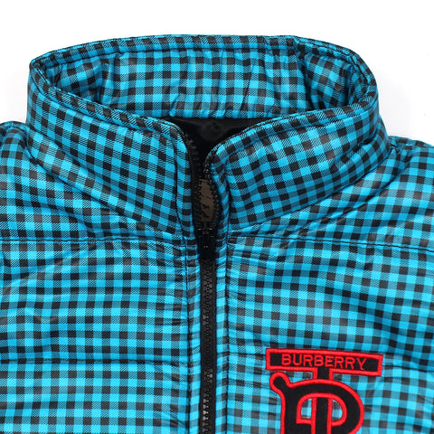 Tb blue check puffer