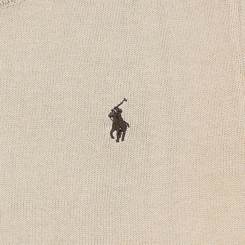 RL Crew neck Cotton Sweater (beige/biscuit)