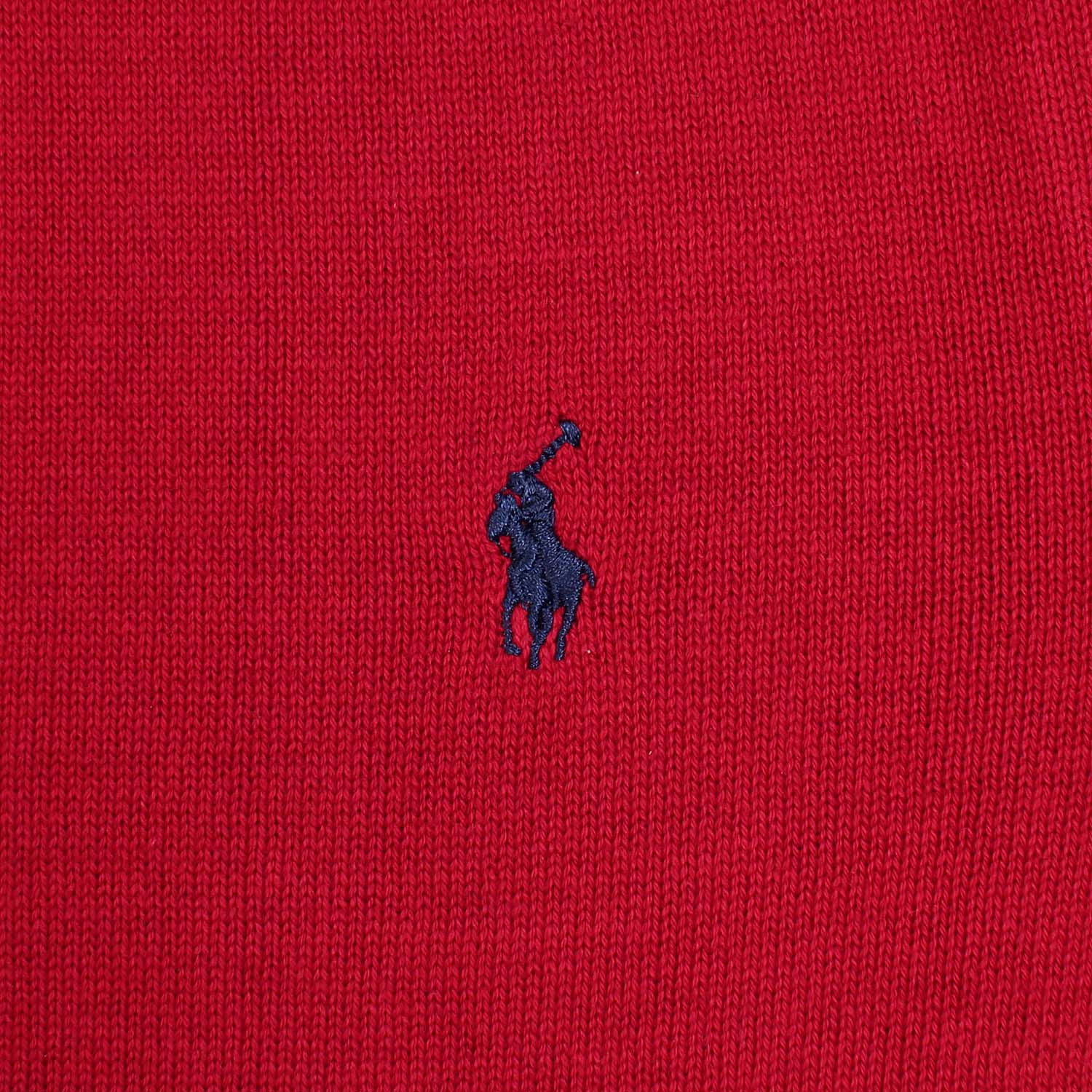 RL Crew neck Cotton Sweater (red)