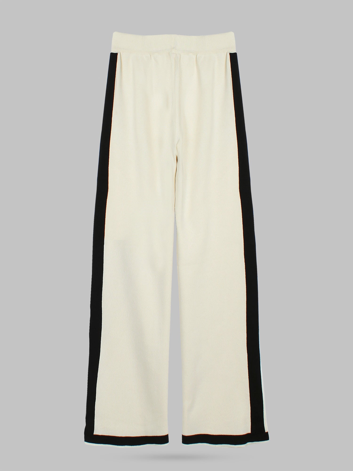 The Commodore Tipped Knit Blazer Set (cream)