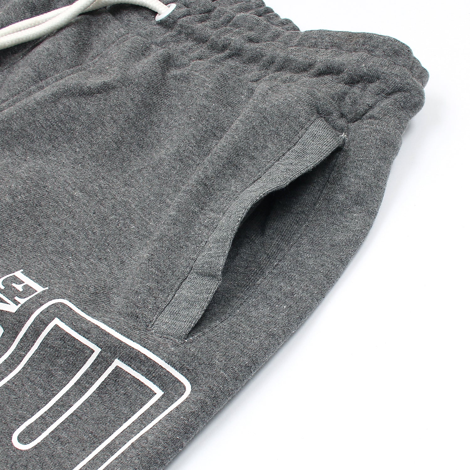 EA dark heather grey shorts