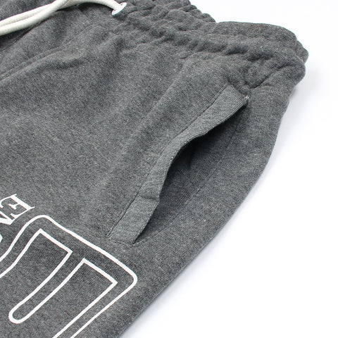 EA dark heather grey shorts