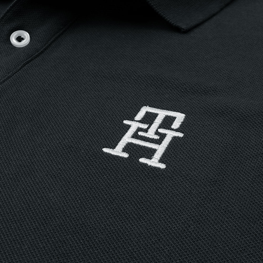 T-H logo polo (Black)