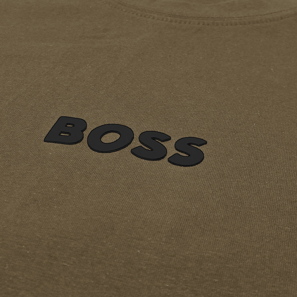 HB Printed tshirt-camel brown