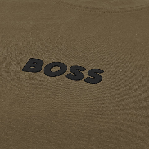 HB Printed tshirt-camel brown