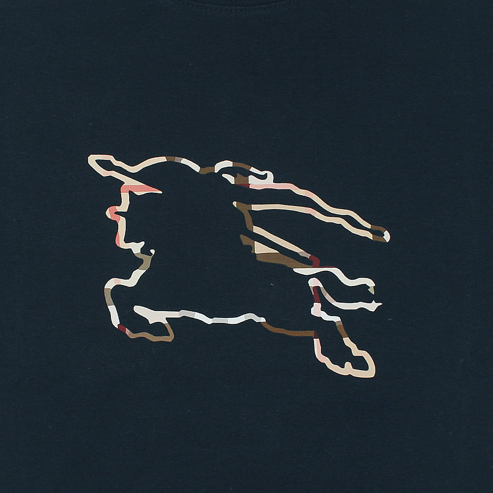 BB Printed tshirt-navy blue