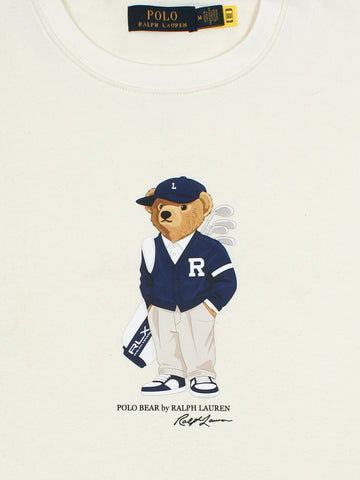 premium Rl Bear Fleece sweatshirt (lemon white)