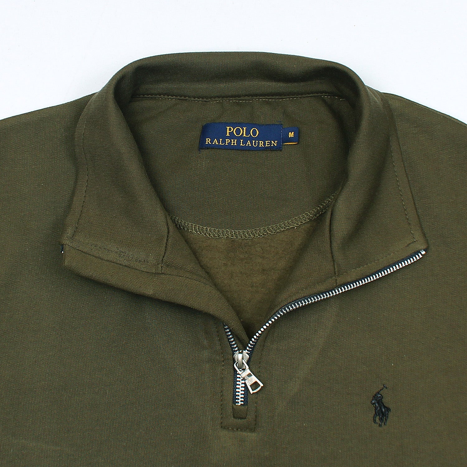 The RL Fleece Sweatshirt (olive green)