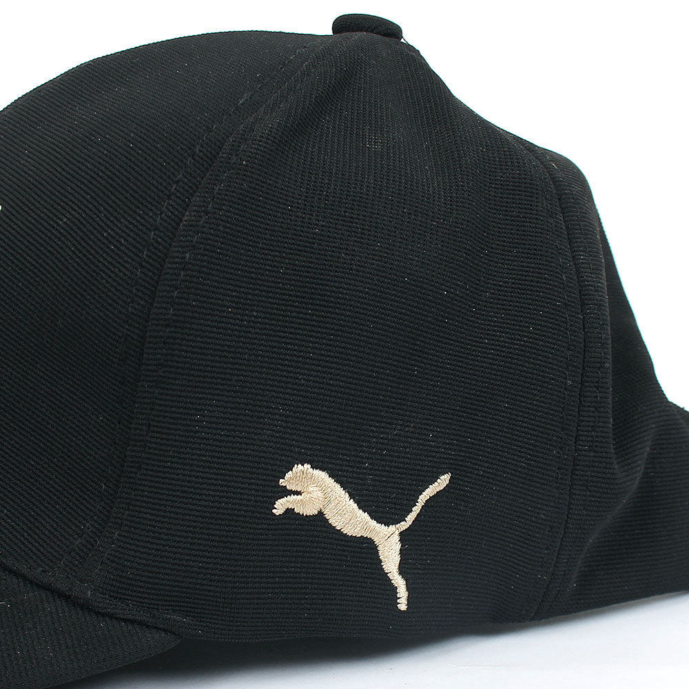 p.u.m.a cap black with gold