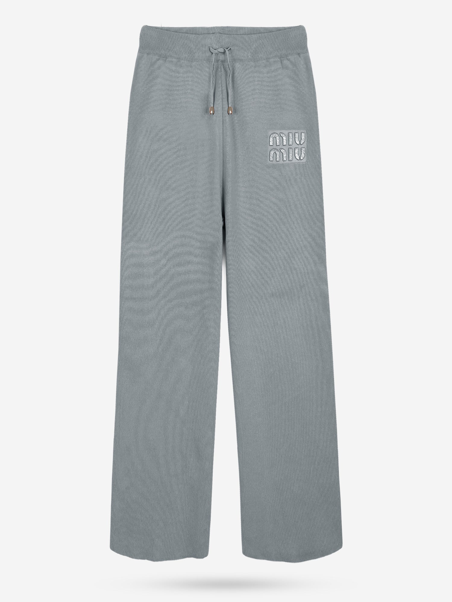 The mumu Crystal-Embellished Knit Set (grey)