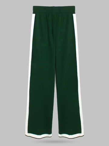 The Commodore Tipped Knit Blazer Set (green)